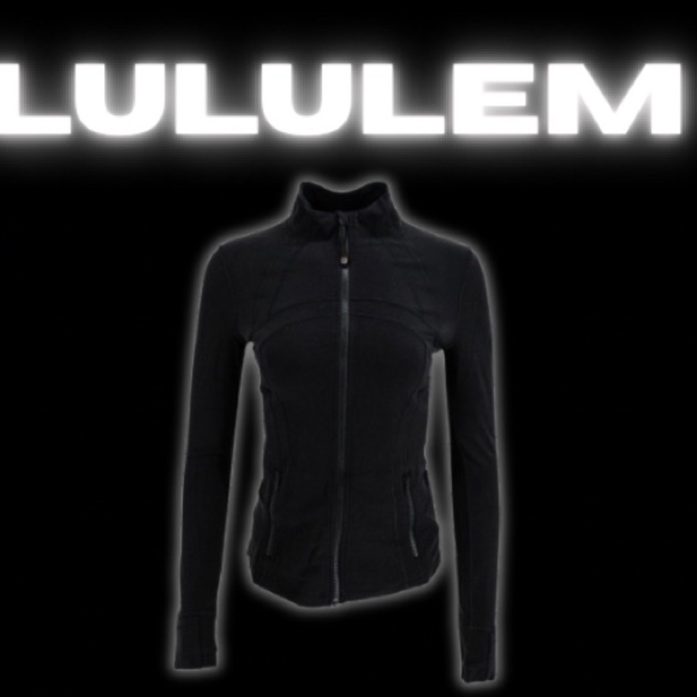 Lululemon Athletica Black Utility Jacket with High Collar